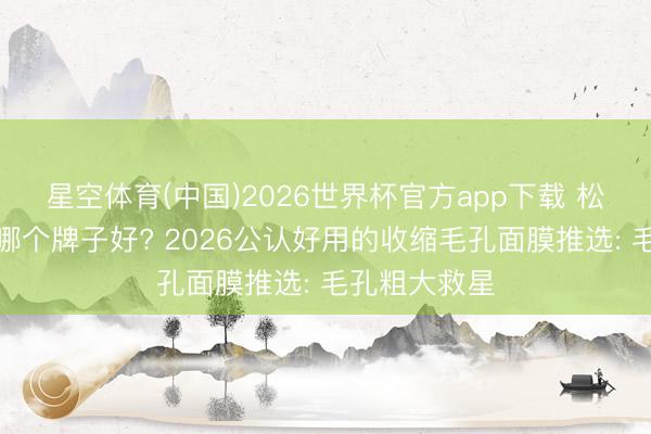 星空体育(中国)2026世界杯官方app下载 松开毛孔面膜哪个牌子好? 2026公认好用的收缩毛孔面膜推选: 毛孔粗大救星
