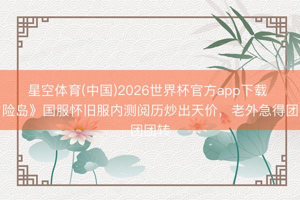 星空体育(中国)2026世界杯官方app下载 《冒险岛》国服怀旧服内测阅历炒出天价，老外急得团团转